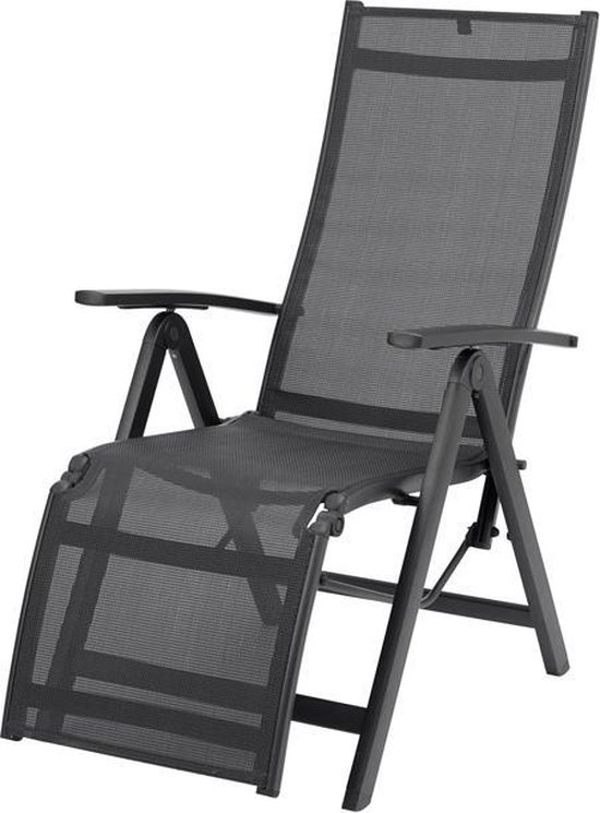 Ambacht Omgekeerd Geef energie Kettler Easy relax stoel - Antraciet | bol.com