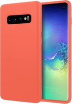 Shieldcase Silicone case Samsung Galaxy S10 - oranje