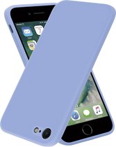 ShieldCase geschikt voor Apple iPhone SE 2020 vierkante silicone case - paars