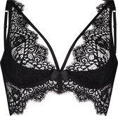 Hunkemöller Dames Lingerie Niet-voorgevormde beugel bh Marilee  - Zwart - maat F75