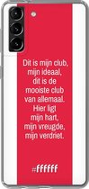 6F hoesje - geschikt voor Samsung Galaxy S21 -  Transparant TPU Case - AFC Ajax Dit Is Mijn Club #ffffff