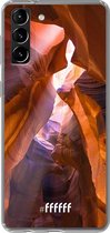 6F hoesje - geschikt voor Samsung Galaxy S21 -  Transparant TPU Case - Sunray Canyon #ffffff