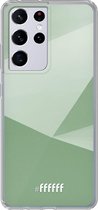 6F hoesje - geschikt voor Samsung Galaxy S21 Ultra -  Transparant TPU Case - Fresh Geometric #ffffff