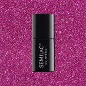 Semilac Platinum Intense Pink 258 | 7ml. | Fuchsia Metallic