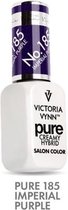 Victoria Vyn Gellak | Gel Nagellak | 185 Imperial Purple | 8 ml. | Paars Shimmer
