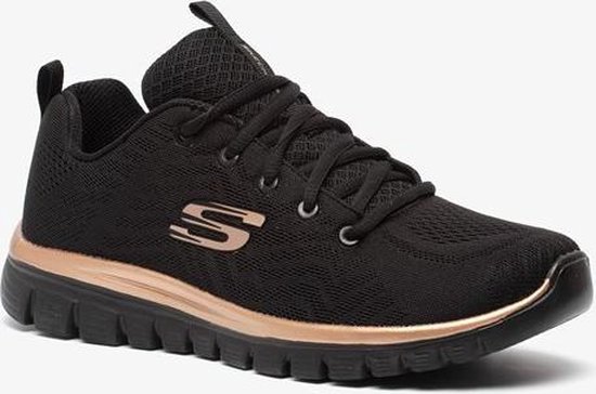 Skechers Graceful Get Connected sneakers zwart – Maat 42