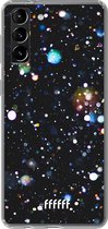 6F hoesje - geschikt voor Samsung Galaxy S21 -  Transparant TPU Case - Galactic Bokeh #ffffff