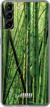 6F hoesje - geschikt voor Samsung Galaxy S21 -  Transparant TPU Case - Bamboo #ffffff