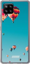 6F hoesje - geschikt voor Samsung Galaxy A42 -  Transparant TPU Case - Air Balloons #ffffff