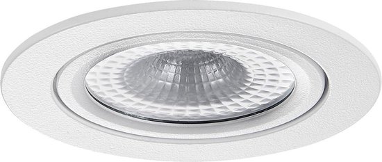 Ledmatters - Inbouwspot Wit - Dimbaar - 5 watt - 510 Lumen - 2700 Kelvin - Warm wit licht - IP44 Badkamerverlichting