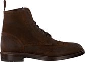 Mazzeltov 3710 Veterboots - Laarzen Met Veters - Heren - Bruin - Maat 45