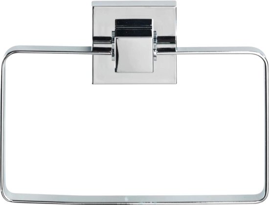 Wenko Handdoekring Vacuum-loc 18,5 X 14 Cm Rvs Zilver
