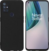 iMoshion Color Backcover OnePlus Nord N10 5G hoesje - zwart