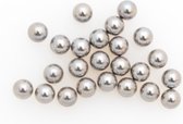 kogels 1/4 inch zilver 24 stuks