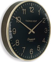 Thomas Kent - Klok rond Greenwich PM - 40cm - Bronsgoud