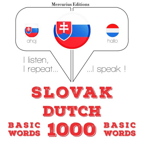 Slovenský - Dutch: 1000 základných slov - cover