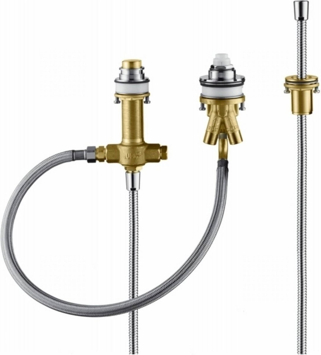 Hansgrohe Inbouwdelen - Inbouwdeel voor 3-gats badrandcombinatie 13439180