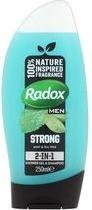 Radox - Men Strong 2 In 1 Shower Gel & Shampoo - Shower Gel For Men