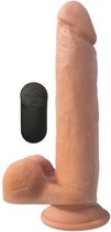 Big Shot - Vibrerende Realistische XL Dildo Met Balzak - 26.6 cm - Dildo - Vibrator - Penis - Penispomp - Extender - Buttplug - Sexy - Tril ei - Erotische - Man - Vrouw - Penis - H