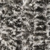 Vliegengordijn Kattenstaart - Grijs/Zwart/Wit - Gemêleerd 100 x 240 cm
