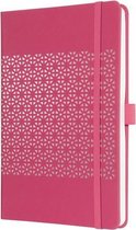Sigel SI-JN207 Notitieboek Jolie Impress A5 Hardcover Gelinieerd 'Peacock Pink'