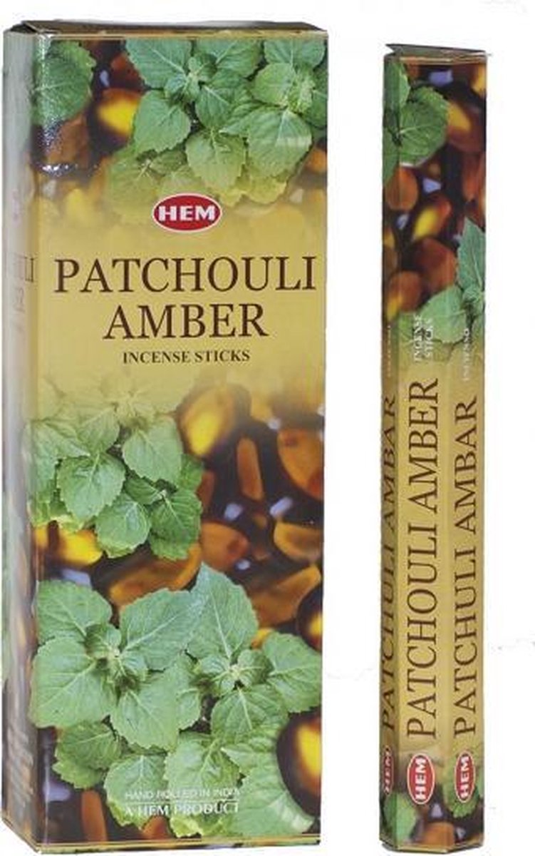 HEM Wierook - Patchouli Amber - Slof (6 pakjes/120 stokjes)