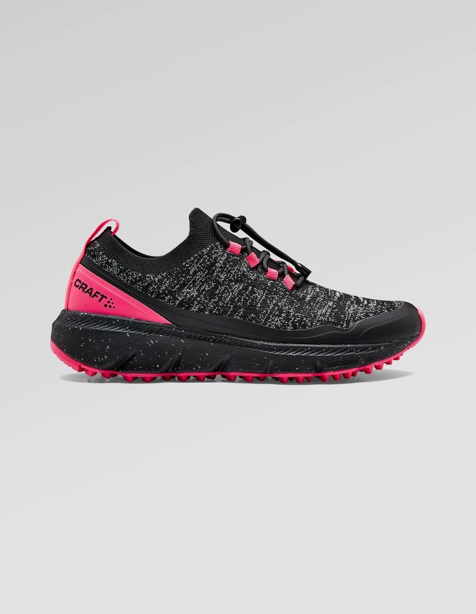 Craft Nordic Fuseknit W All Terrain Running Shoe Pink Black Dames
