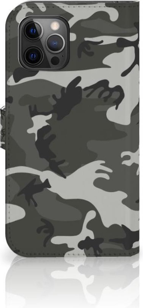 Apple iPhone 12 Pro Max Telefoon Hoesje Army Light