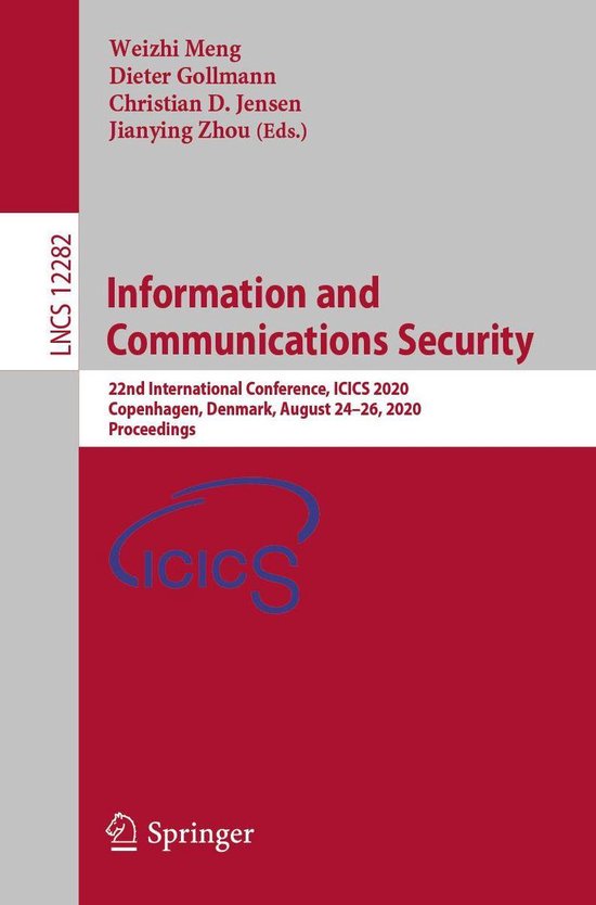 Springer Nature Proceedings Computer Science - Information a ... - cover