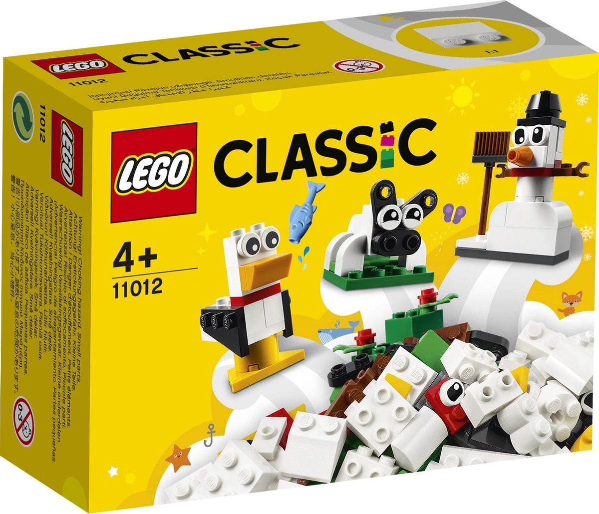 LEGO Classic Creatieve Witte Stenen - 11012 - schoencadeautjes tot 5 euro