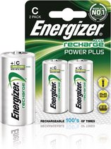 Energizer C - HR14 2500mAh - 1.2V Recharge Power Plus batteries rechargeables - 2 pcs