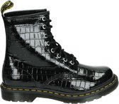 Dr. Martens 1460 BLACK PATENT LAMPER CROC 251.00.196.37