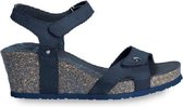 Julia Basics B10 sandalen met sleehak blauw - Dames - Maat 42