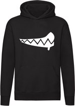 Monster teeth sweater | monster | gebit | tanden | tandarts | unisex | capuchon