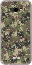 6F hoesje - geschikt voor Samsung Galaxy J4 Plus -  Transparant TPU Case - Digital Camouflage #ffffff