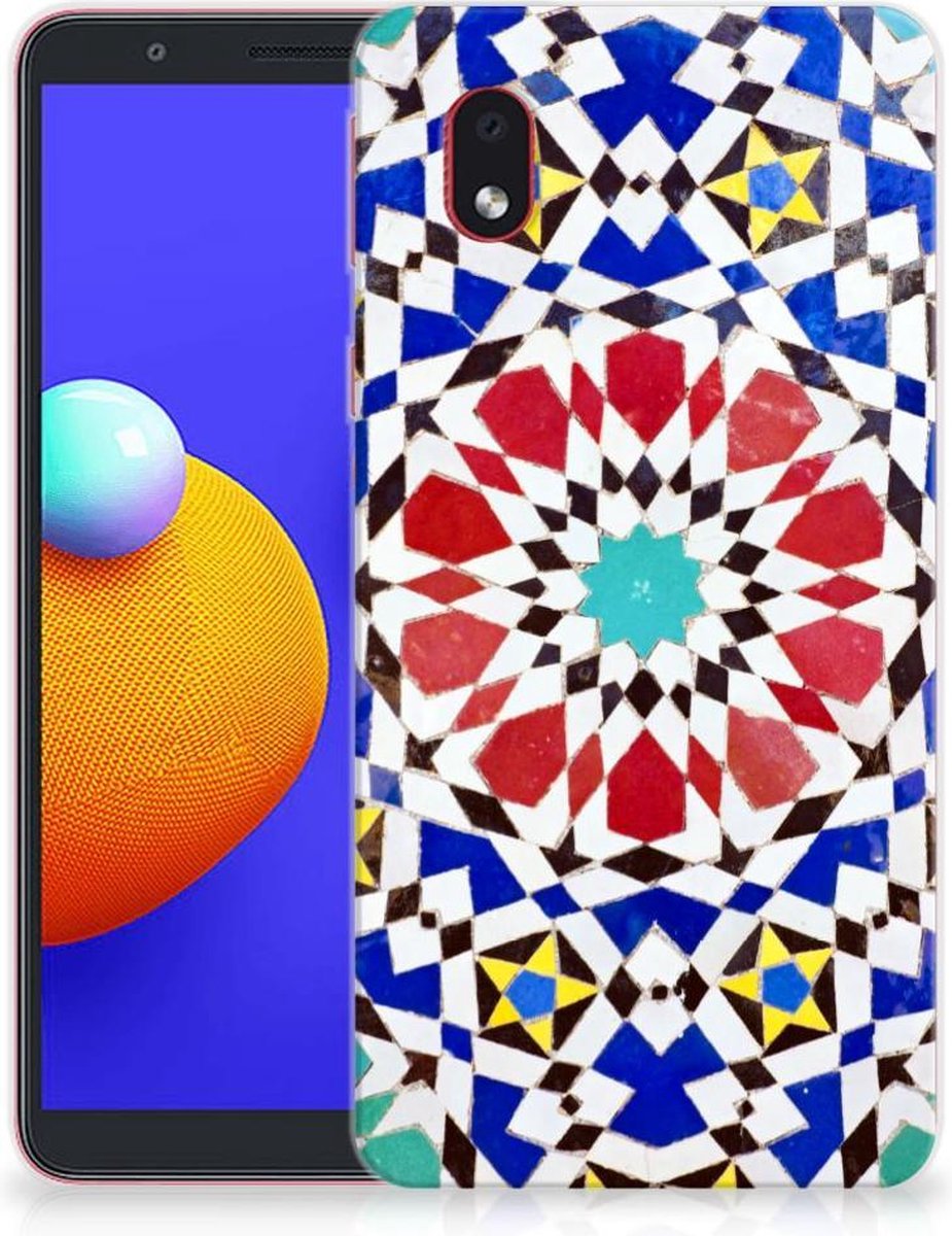 Samsung Galaxy A01 Core TPU Siliconen Hoesje Mozaïek