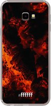 6F hoesje - geschikt voor Samsung Galaxy J4 Plus -  Transparant TPU Case - Hot Hot Hot #ffffff