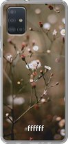 6F hoesje - geschikt voor Samsung Galaxy A52 - Transparant TPU Case - Flower Buds #ffffff