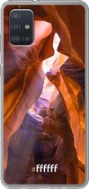 6F hoesje - geschikt voor Samsung Galaxy A52 - Transparant TPU Case - Sunray Canyon #ffffff