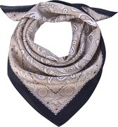 Clayre & Eef sjaal 70x70cm beige