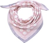 Juleeze Sjaal Dames Print JZSC0561P 70*70 cm - Roze Polyester Shawl DamesSjaal