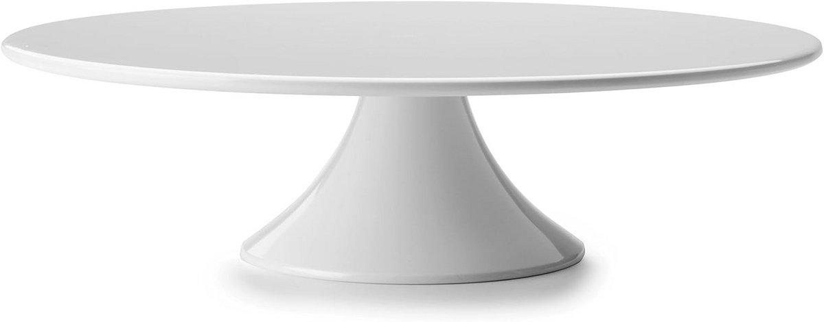 Ronde taartvorm met rand - 32 cm - Klassiek Wit - Melamine Serveerschaal