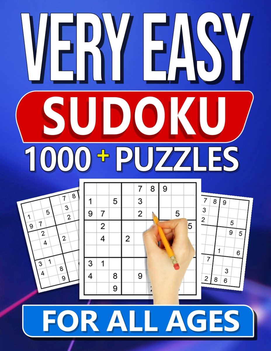 Sudoku Puzzelboek - Logische Puzzels - Hersentraining - Meer Dan 1000 Puzzels - 21.6 x 27.9 cm