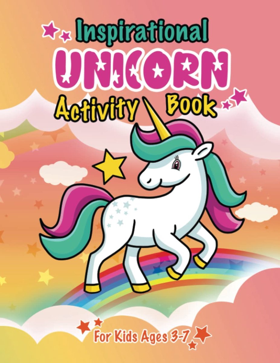 Magisch Eenhoorn Activiteitenboek voor Kinderen 3-7 Jaar: Kleuren, Puzzels en Meer