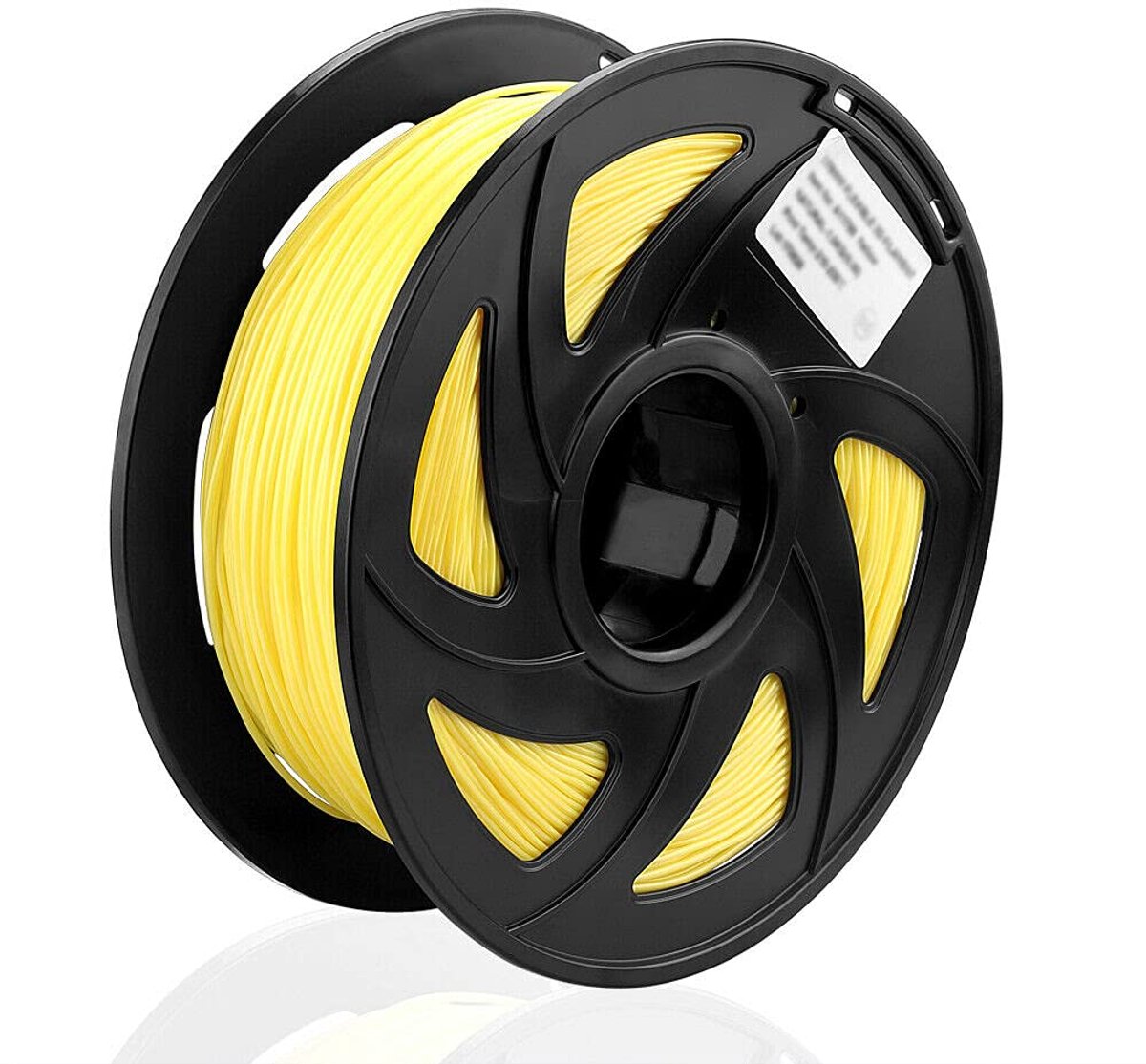 3D Printer Filament - Flexibel Materiaal - Modellen Printen - Hoge Taaiheid - 1.75mm 1kg - Geel