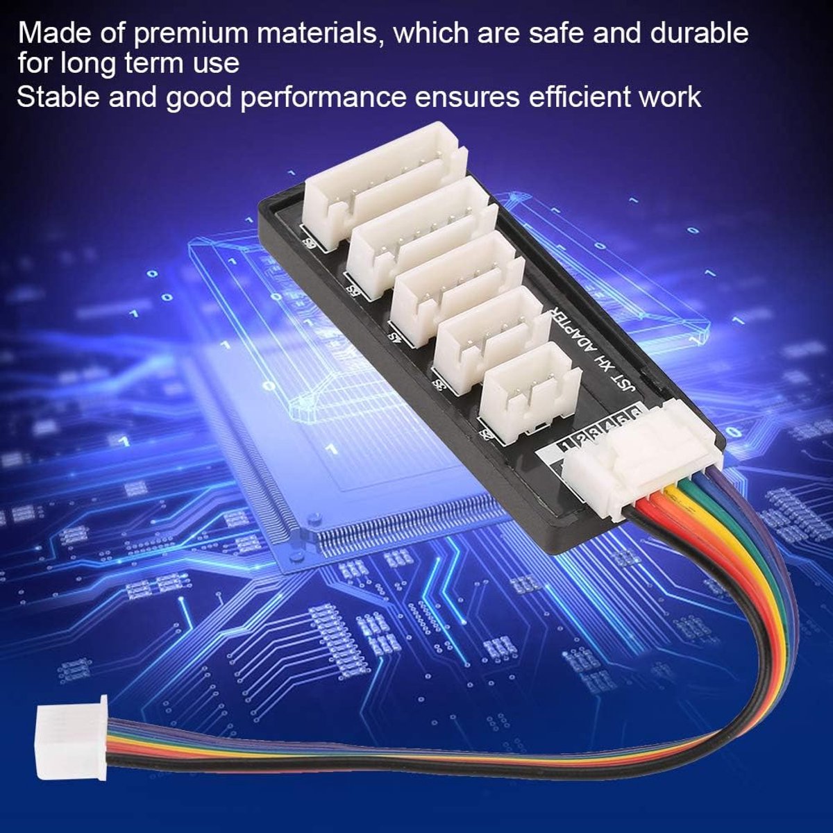 Oplaadbord Batterij - Balancer Board - LiPo Laden - Meerdere Cellen - 20g - Zwart