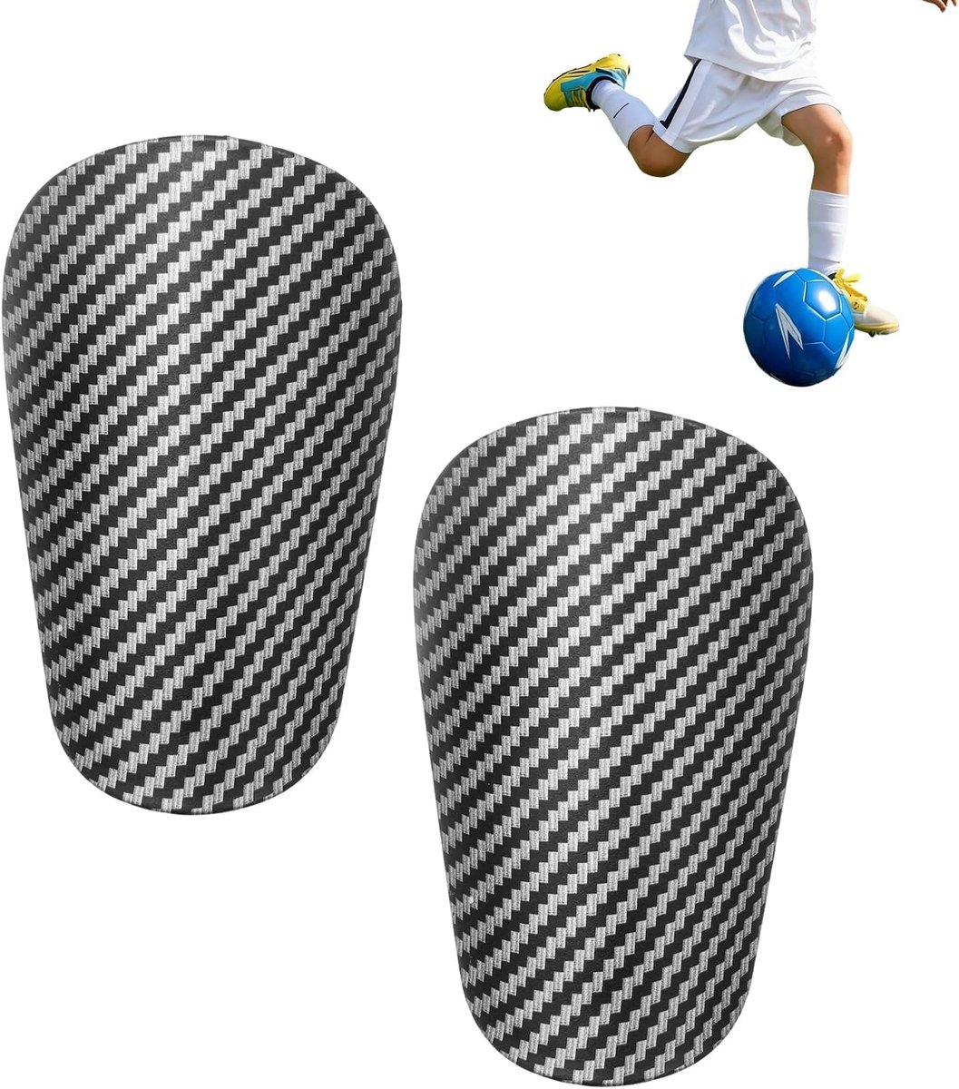 Mini Scheenbeschermers - Kleine Beschermers - Voetbal Training - Lichtgewicht Comfort - Maat M - Zwart