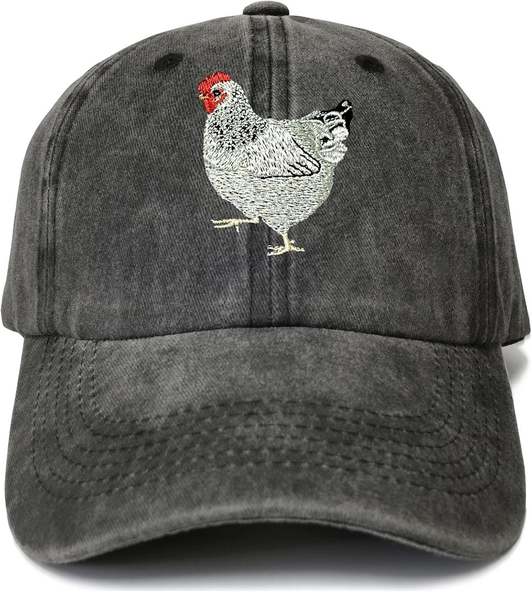 Verstelbare Baseball Pet met Geborduurde Stiksels - Uniseks Dad Hat voor Zonbescherming