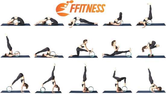 Fitness Wiel - Yoga Circle Wheel voor Pilates, Balanstraining en Stretching — afbeelding 2