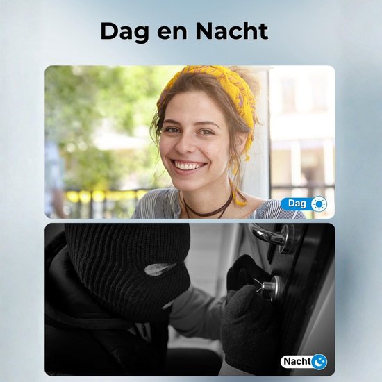 videodeurintercomsysteem, 4-draads deurintercom met camera, 7-inch monitor met bedrade deurbel, nachtmodus, live weergave en gespreksfunctie, ontgrendelen via monitor, 16 beltonen van Merkloos — afbeelding 5